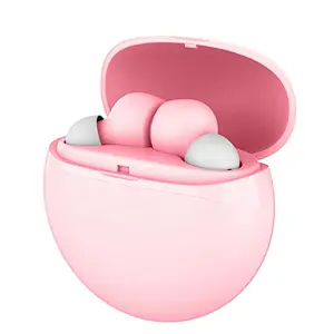 2020 Mini Round TWS Bluetooth Headphones Stereo Bass Wireless Earphones