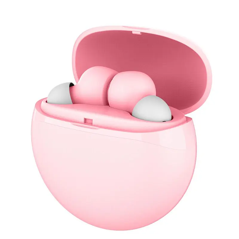 2020 Mini Round TWS Bluetooth Headphones Stereo Bass Wireless Earphones