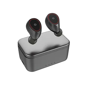 Best selling products tws earbud with case charging mini Noise Canceling  V5.0 bluetooth tws earbuds for mobile phone