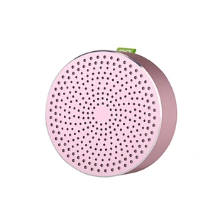 round mini portable aluminum wireless speaker
