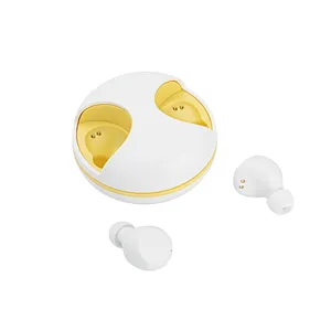 5.0 Round Shape Muti Color Rotate Open Mini Bluetooth Earphones