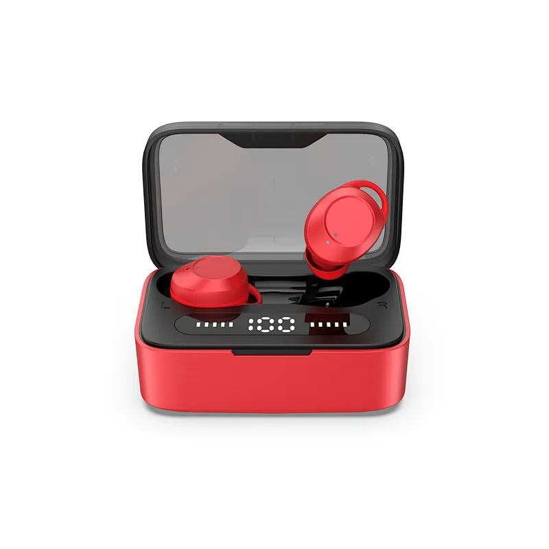 New BT5.0 LED Mini In Ear Wireless Earbuds TWS
