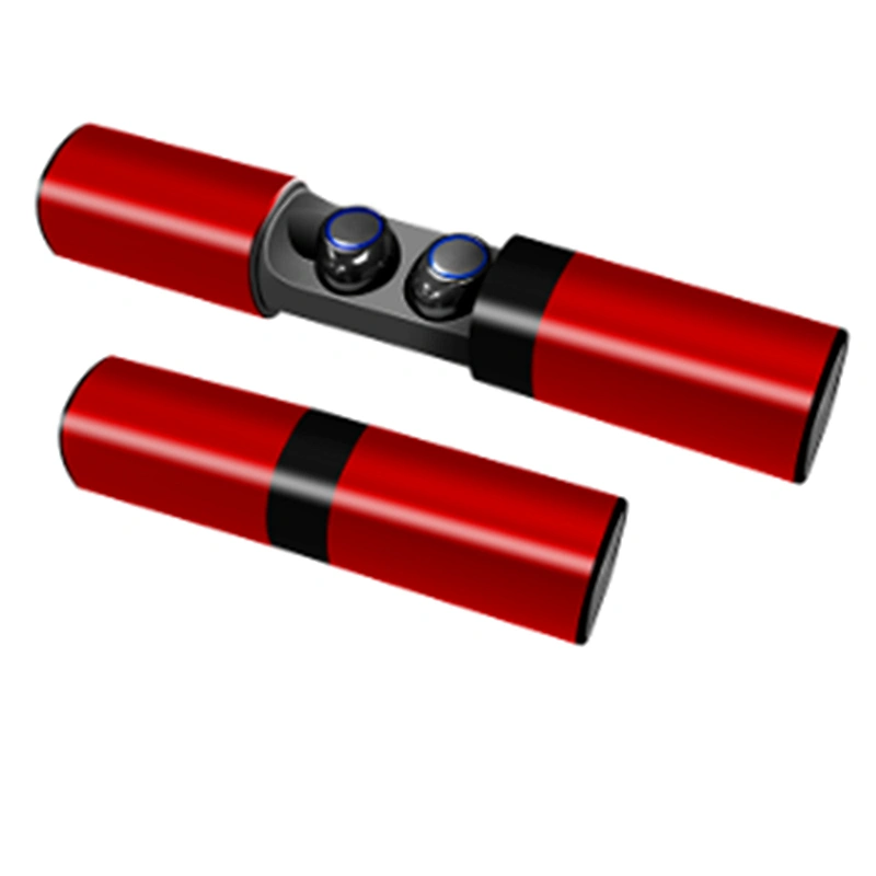 OEM Magnetic BT5.0 Aluminum Alloy Pull Touch Stereo Mic Wireless Hidden MIni Metal Tws Portable Blue Tooth Headphones Earphone