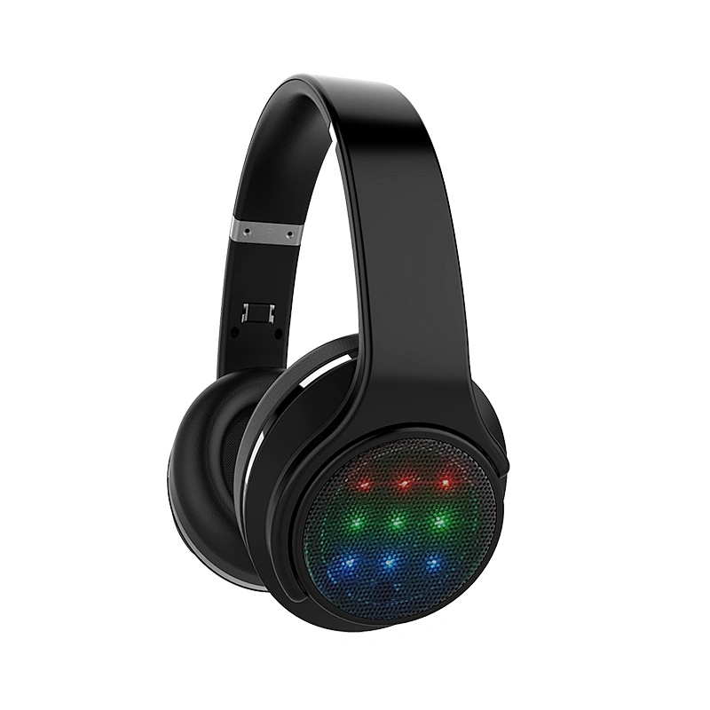 BT5.0 Over Ear Cordless Headband with Speaker Wireless Headphones