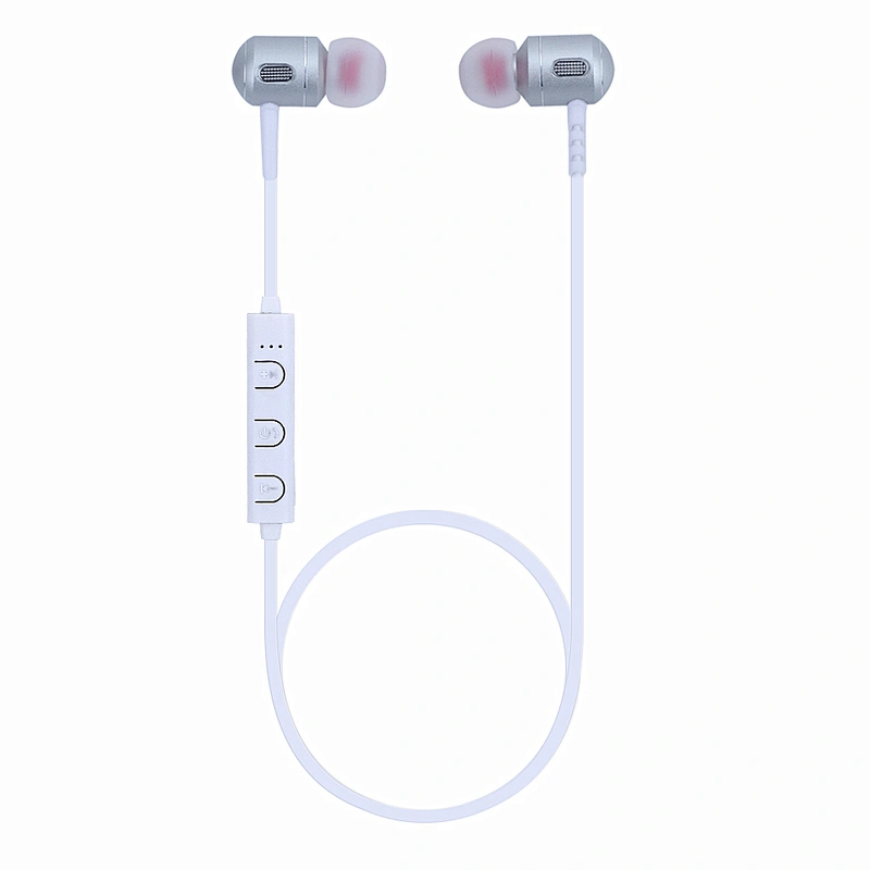 Promotion Cheap Neckband Noise Canceling Metal Wireless Bluetooth Earbuds Earphone
