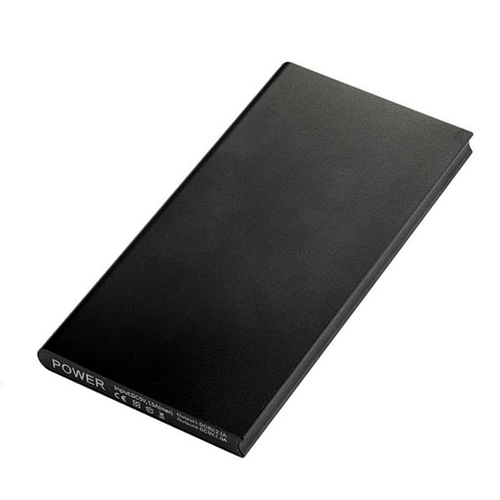 10000mah portable charger metal Aluminum slim flashlight power bank