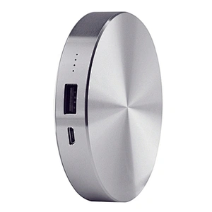 Mini Round Metal Fast Charge 6000mAh Power Bank