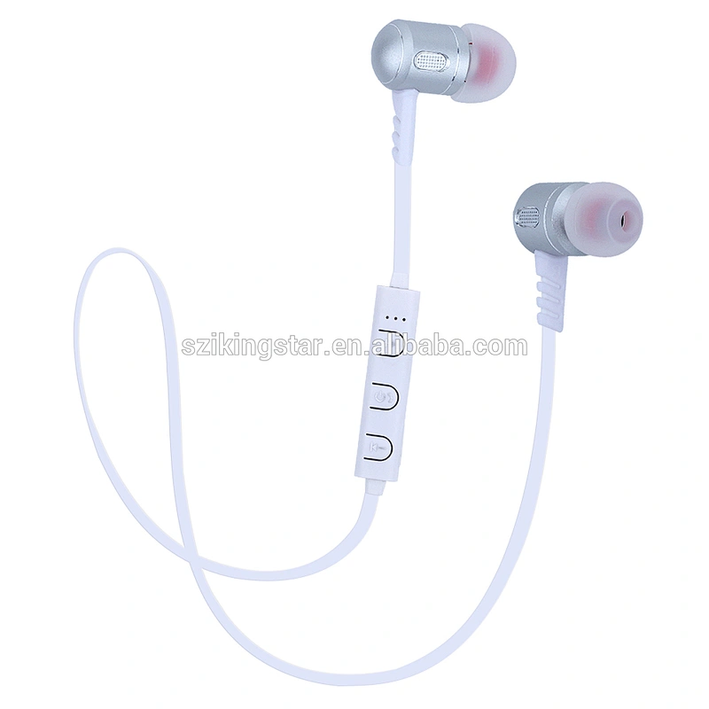 Universal Portable Magnet Metal In-ear Sport Wireless Earphone