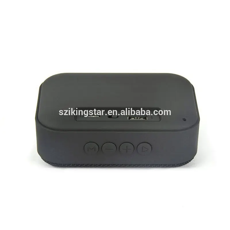 customized ODM logo printing FM radio USB TF stereo bass power mini wireless speaker with mic
