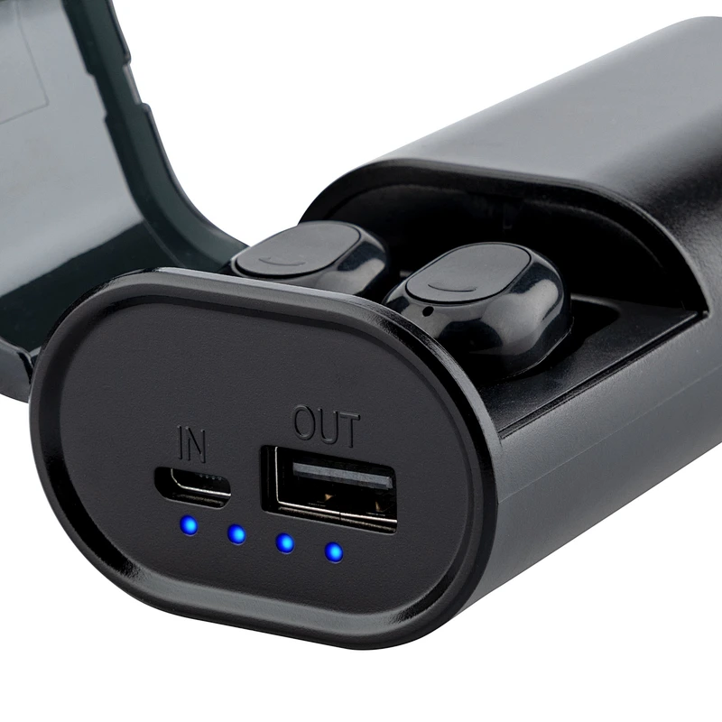 1200mAh Charging Case Large Battery Handfree Mini True Wireless 5.0 TWS power charger Earbuds