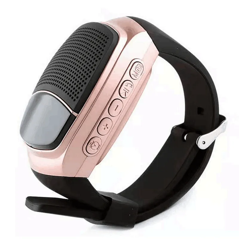 Sports Portable Mini Wireless Wrist Watch Bluetooth Speaker