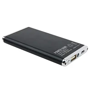 Ultra thin Portable Aluminum External Battery Charger Slim 2500mah Power Bank