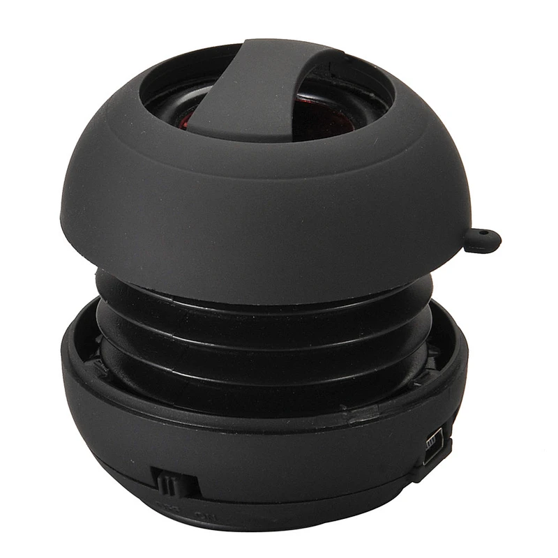 Promotion gift cheap portable mini hamburger wired speaker
