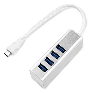 Multi-function Type-C Adapter 3.0 USB High Speed 4 Ports Hub