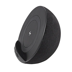 3 in 1 Fabric Cover Round Phone Holder Wireless Power Bank Bluetooth Speaker
