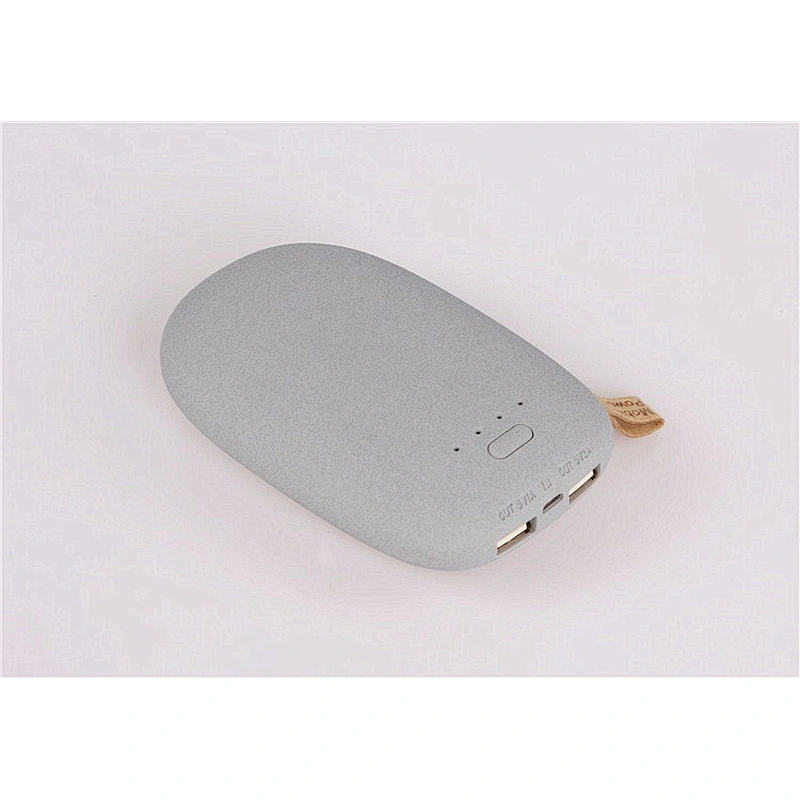 Dual USB Ports Cobblestone Portable 10000mah Power Bank