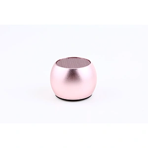 portable mini round aluminium wireless tws pair speaker