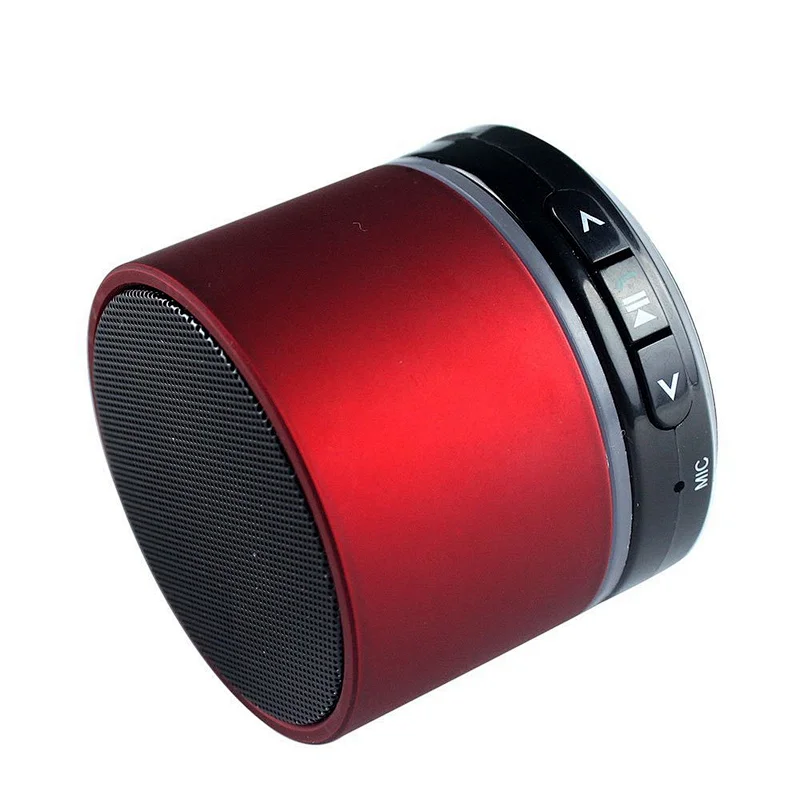 blister box oem color wireless handfreee call mini cylinder speaker