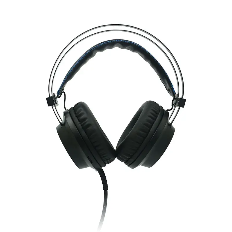 led light flexible over ear stereo microphone headband foldable wireless gaming headsets