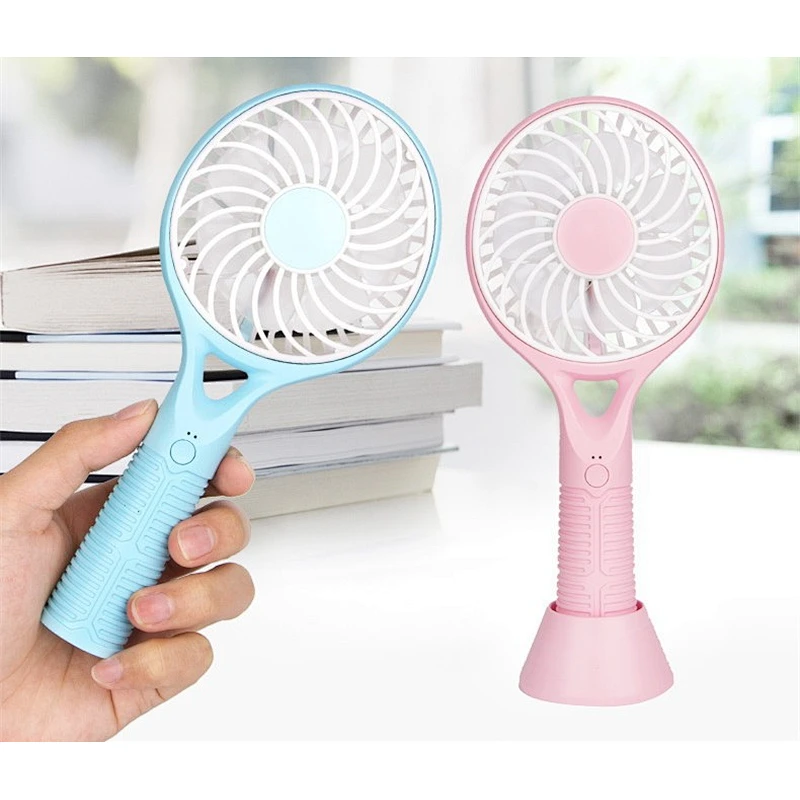 cheap promotion Rechargeable mini usb Hand-held Electric Fan