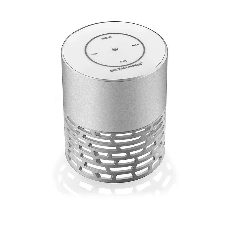 Led Light Aluminium Alloy Mini Wireless Speaker