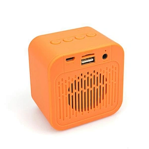 Popular Mini 3W Woven Fabric Canvas Cloth Cover Wireless Speaker