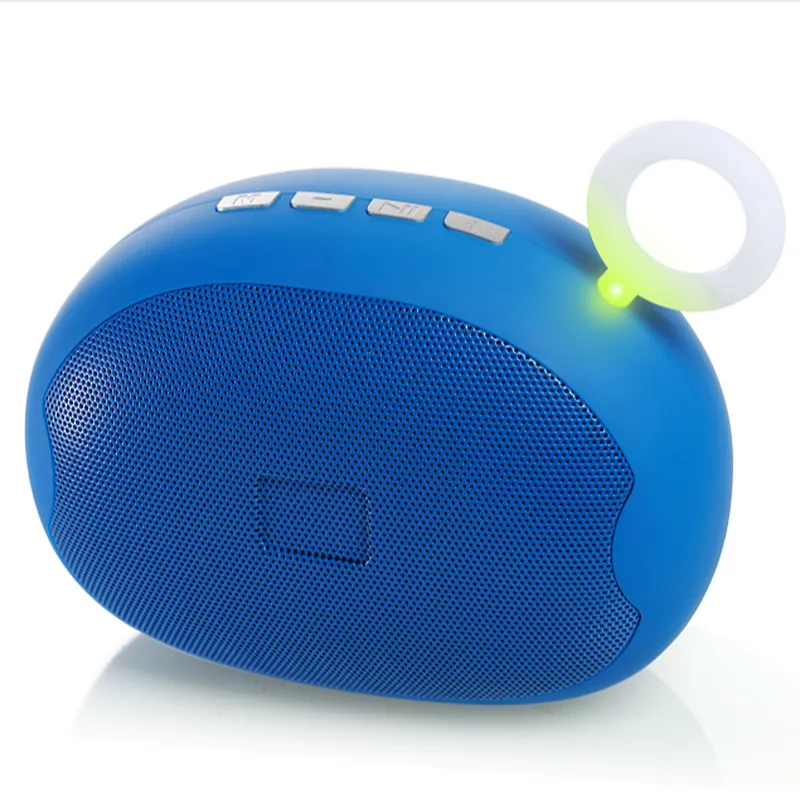 Portable LED Stand With Ring Bread Passive Home Theater Bluetooth Speaker