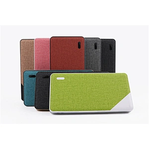 5W Fast Charge 8000mah Fabric Cover Wireless Charger Power Bank
