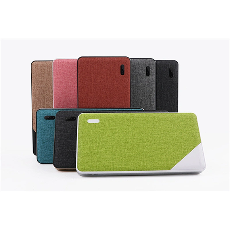 5W Fast Charge 8000mah Fabric Cover Wireless Charger Power Bank