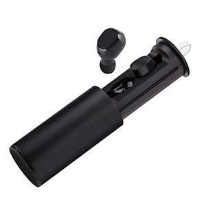 TWS 5.0 Push-pull Truly Wireless Earbuds Built In Mic Bluetooth Aluminum Alloy Headphones