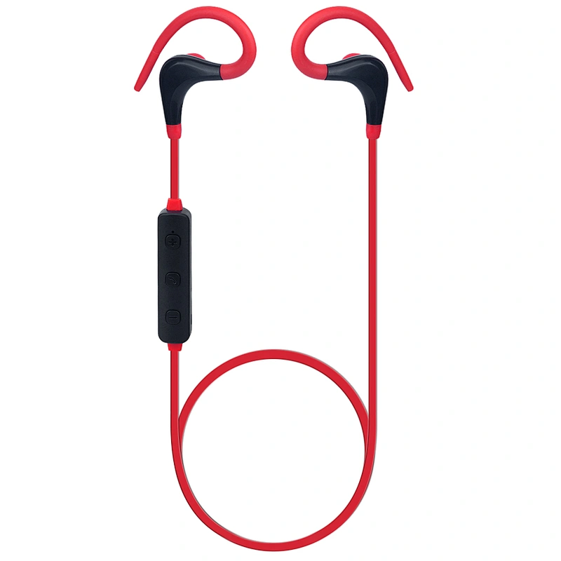 Portable wireless custom logo mp3 player earphone with mic