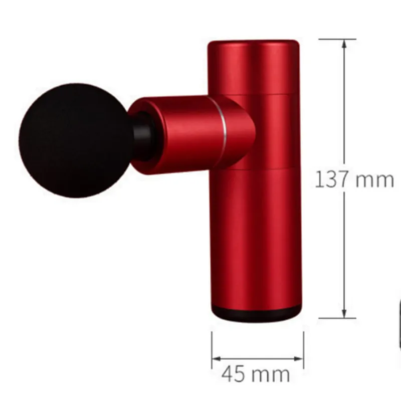 YOUMAY 12V Gun Massager Aluminum Vibration Muscle Cordless Massage Gun