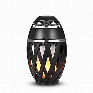 96 LED flickers warm yellow lights Lamp Flame Atmosphere music stereo subwoofer speaker