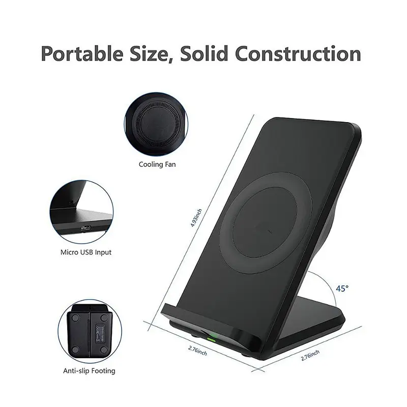 Promotion Gift Stand Holder Qi Fast Wireless Charger