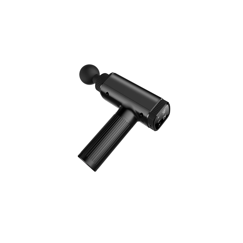 YOUMAY Handheld Back Percussion with LCD Screen Massager Aluminium Alloy Body Relax Massage Gun