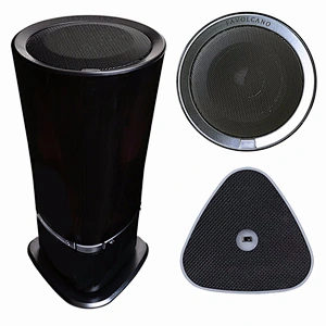 Blue Tooth RGB Colorful Transparent Cylinder Flashing LED Subwoofer Wireless Stereo Speaker