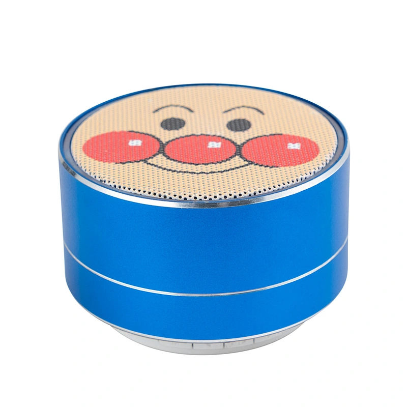 Cheap colorful small round mini portable wireless speaker A10 metal fm radio bluetooth speaker