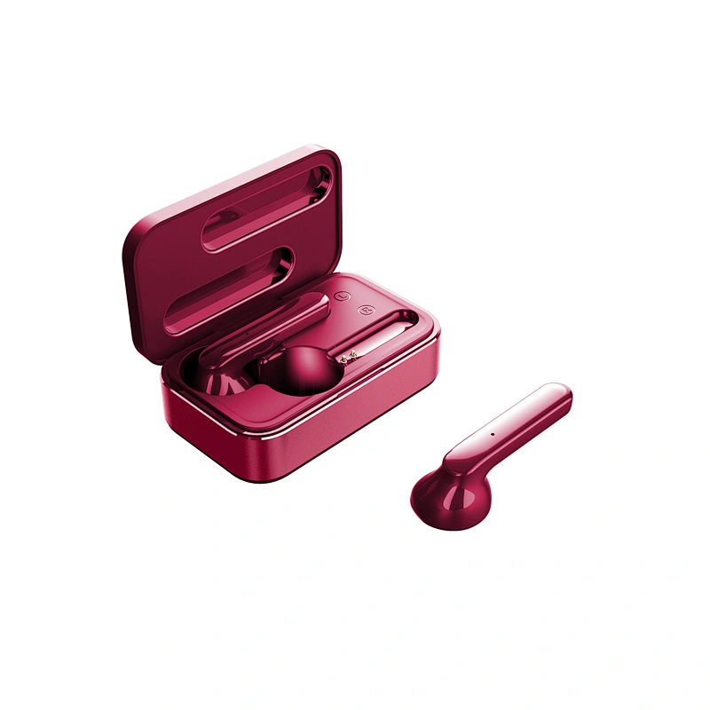 Custom logo Truly Wireless TWS Touch Control Square Metal Bluetooth Earbuds Factory Earphone