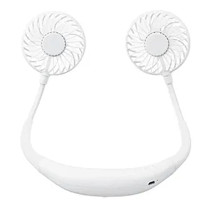 Hands Free Neckband Sports Fan Portable Rechargeable Usb Electric Battery Lazy Hanging Band Neck Fan