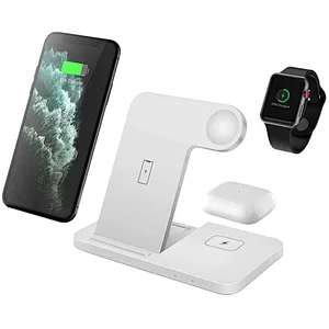 3 in I 15W Wireless Charging Station Fast Charge for IPhone IWatch Airpods