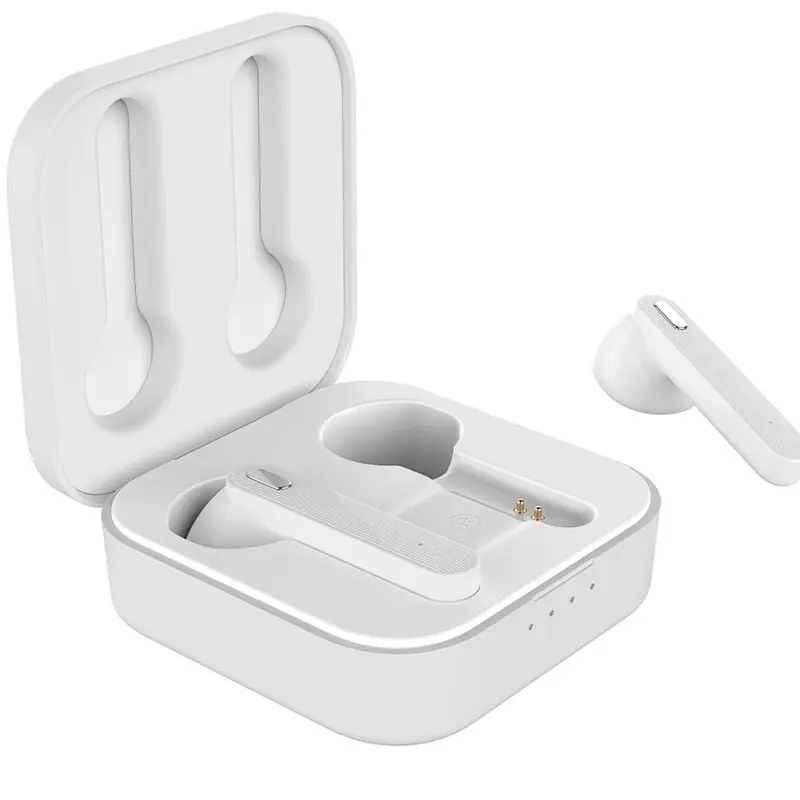 square charging Box TWS earbuds Mic 5.0 True Wireless Headphones