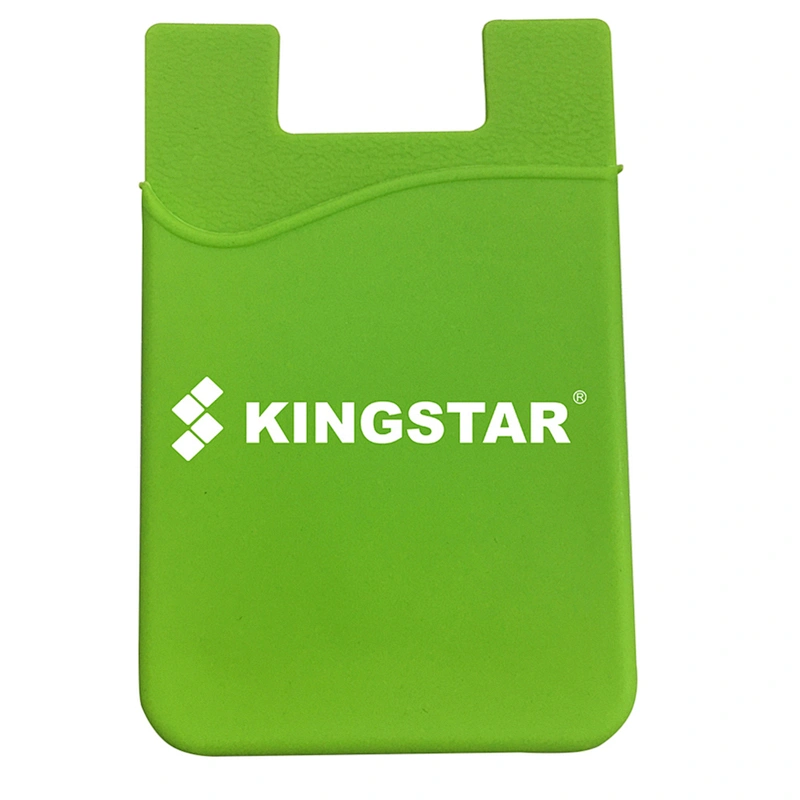 With 3M Adhesive Sticker Silicon Mobile Phone Back Cover Card Holder