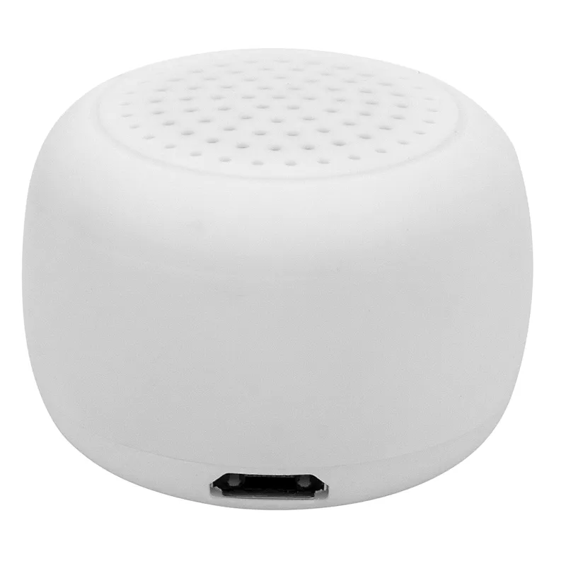 Hands Free desktop Music Player Wireless mini Portable silicon waterproof round speaker with mic
