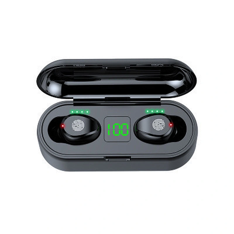 F9 Headset Earphone Led Mini wireless Earbuds 5.0 TWS In-ear Headphones