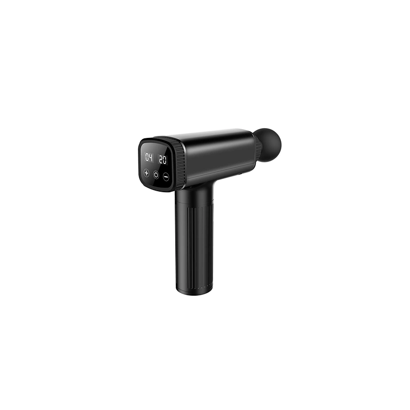 YOUMAY Handheld Back Percussion with LCD Screen Massager Aluminium Alloy Body Relax Massage Gun