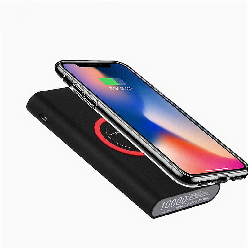 Promotional 10000mah Power Banks Qi Wireless Charger Powerbank