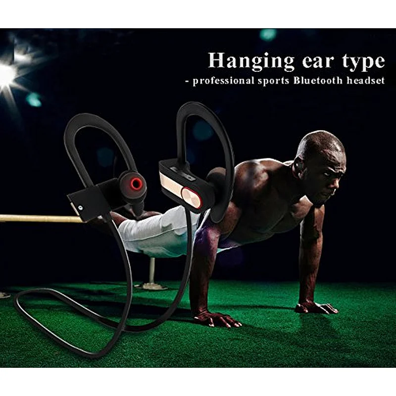 earhook high quality microphone waterproof wireless earphone