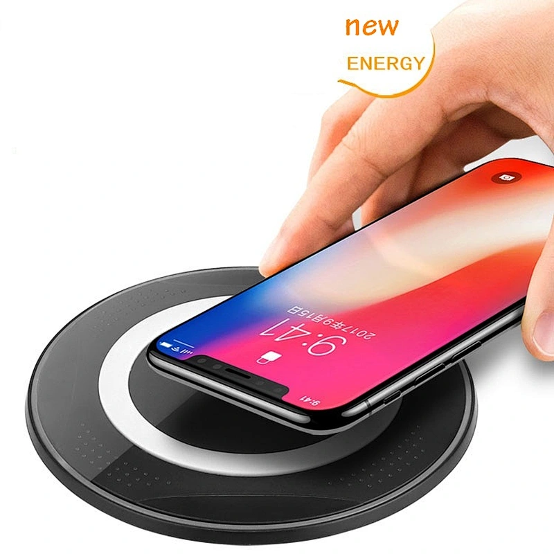 Round Shape QI Quick Charge Wireless Phone Charger