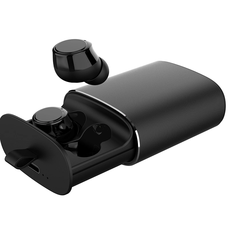 Bluetooth True Wireless Stereo Airbuds Metal Earphone Mini Earbuds
