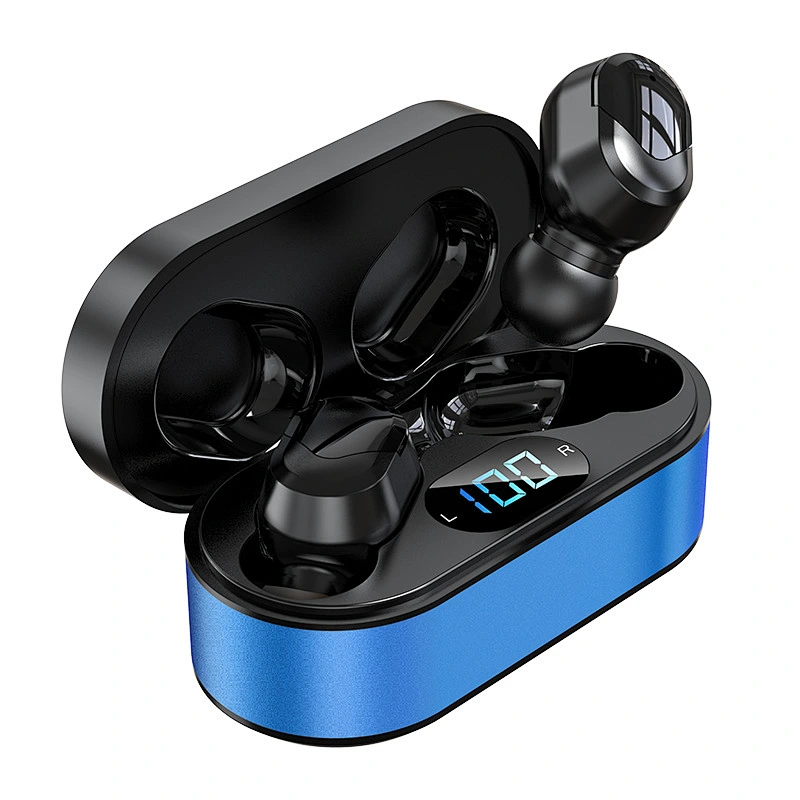 True Wireless TWS Earbuds with Noise Reduction Waterproof IPX8 BT Earphone & Headphone